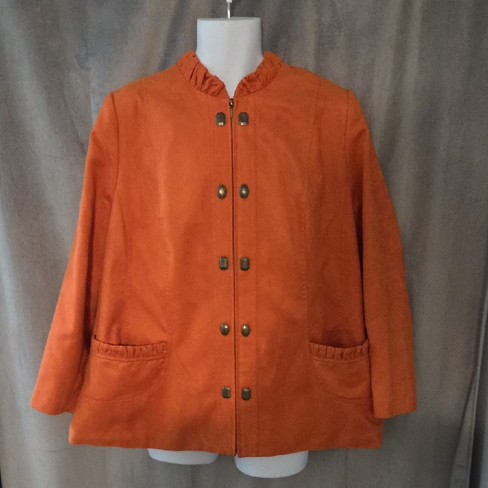 Allison Daley 20w Vibrant Orange Blazer